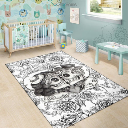 Sugar Skull Kiss - Rug
