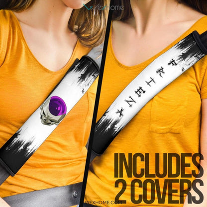 Dragon Ball Anime Seat Belt Covers | Frieza Artwork Darkness Background Belt Covers