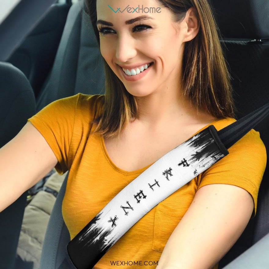 Dragon Ball Anime Seat Belt Covers | Frieza Artwork Darkness Background Belt Covers