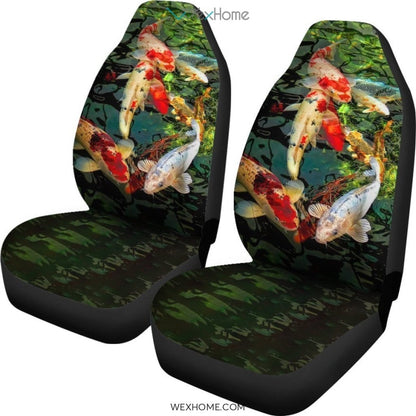 2pcs Koi Car Seat Cover