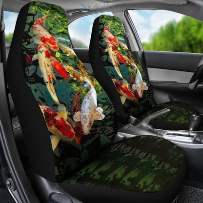 2pcs Koi Car Seat Cover