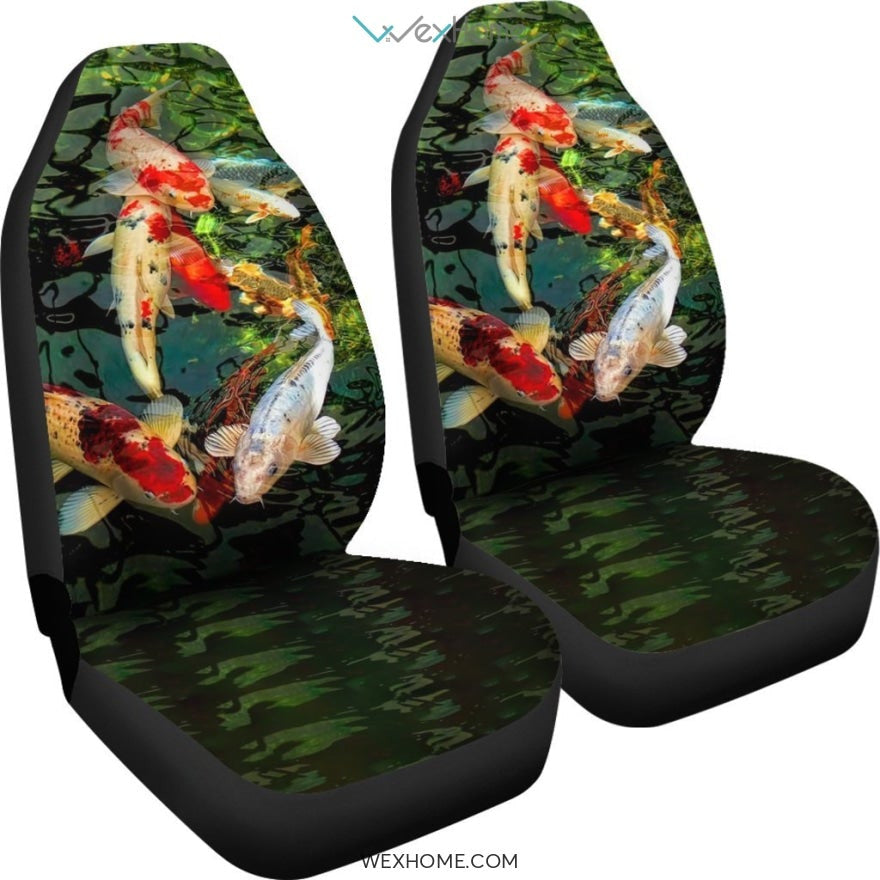 2pcs Koi Car Seat Cover