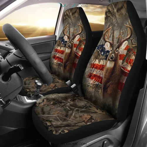 2pcs Elk Car Seat Cover