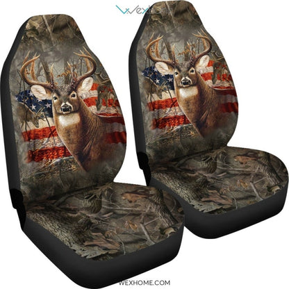 2pcs Elk Car Seat Cover