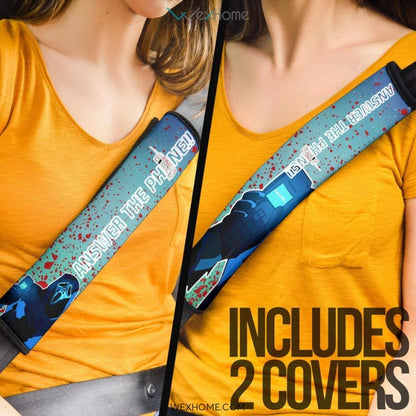Horror Movie Seat Belt Covers | Ghost Face Calling Galaxy Belt Covers