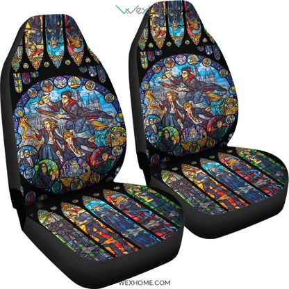 2pcs Characters Car Seat Cover
