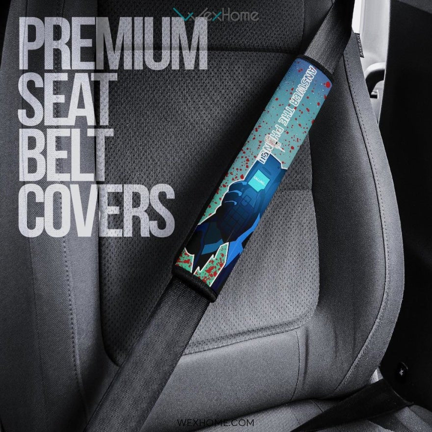Horror Movie Seat Belt Covers | Ghost Face Calling Galaxy Belt Covers