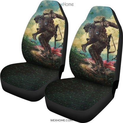 2pcs Paratrooper Car Seat Cover