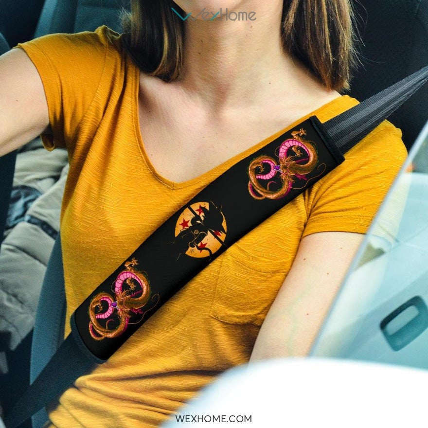 Dragon Ball Anime Seat Belt Covers | Little Goku With Dragons Belt Covers