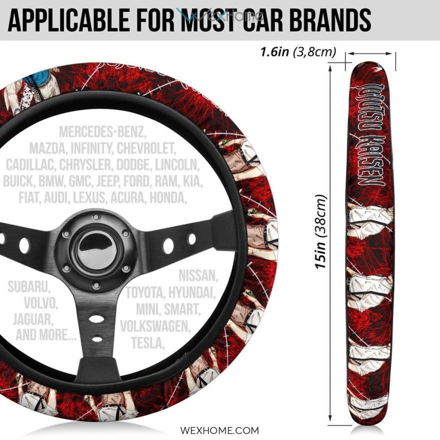 Jujutsu Kaisen Anime Seat Belt Covers | Sukuna Yuji Monster Hand Belt Covers