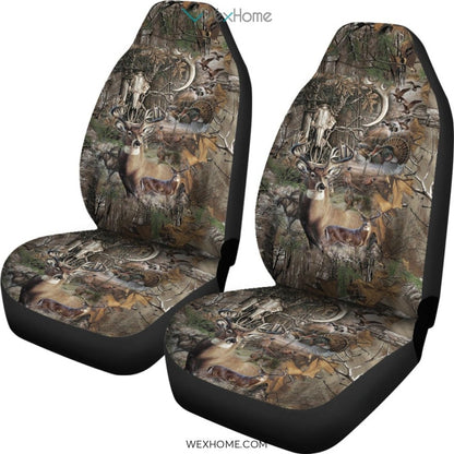 Car Seat Cover - Camo Hunting Art