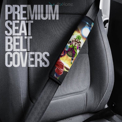 Dragon Ball Anime Seat Belt Covers | DB Goku And Vegeta Vs Broly Super Fight Universe Belt Covers