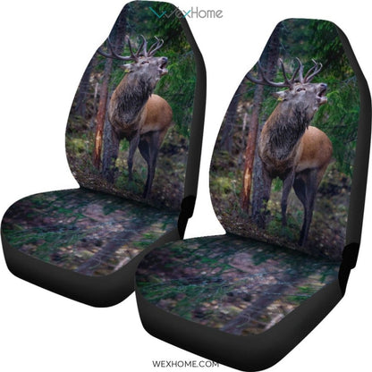 2pcs Elk Car Seat Cover