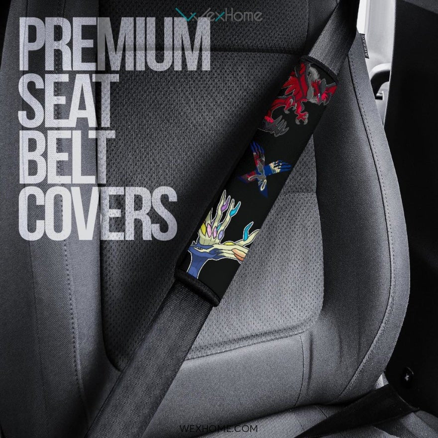 Pokemon Anime Seat Belt Covers | X And Y Pokemon Blue And Red Belt Covers
