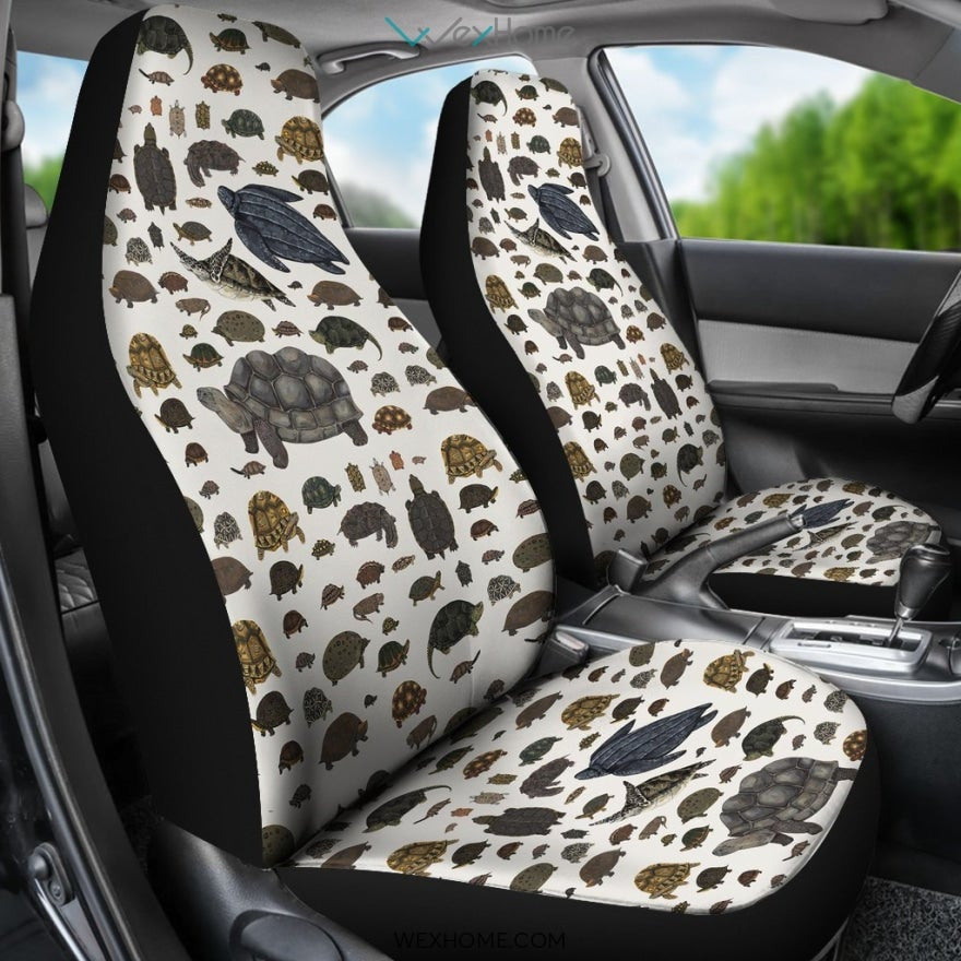2pcs Testudines Car Seat Cover
