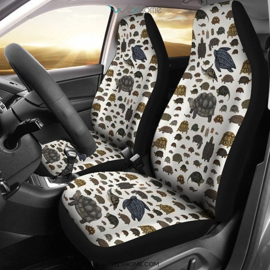 2pcs Testudines Car Seat Cover