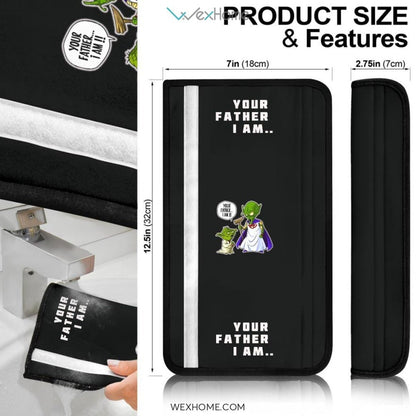 Dragon Ball Anime Seat Belt Covers | Funny Yoda And DB Kami Father And Son Belt Covers
