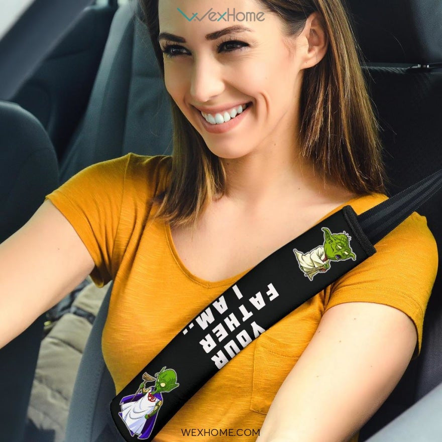 Dragon Ball Anime Seat Belt Covers | Funny Yoda And DB Kami Father And Son Belt Covers