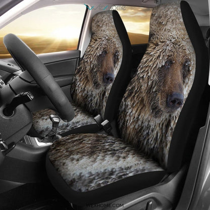 2pcs Car Seat Cover - Bear