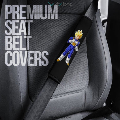 Dragon Ball Anime Seat Belt Covers | Vegeta Saiyan Minimal Belt Covers