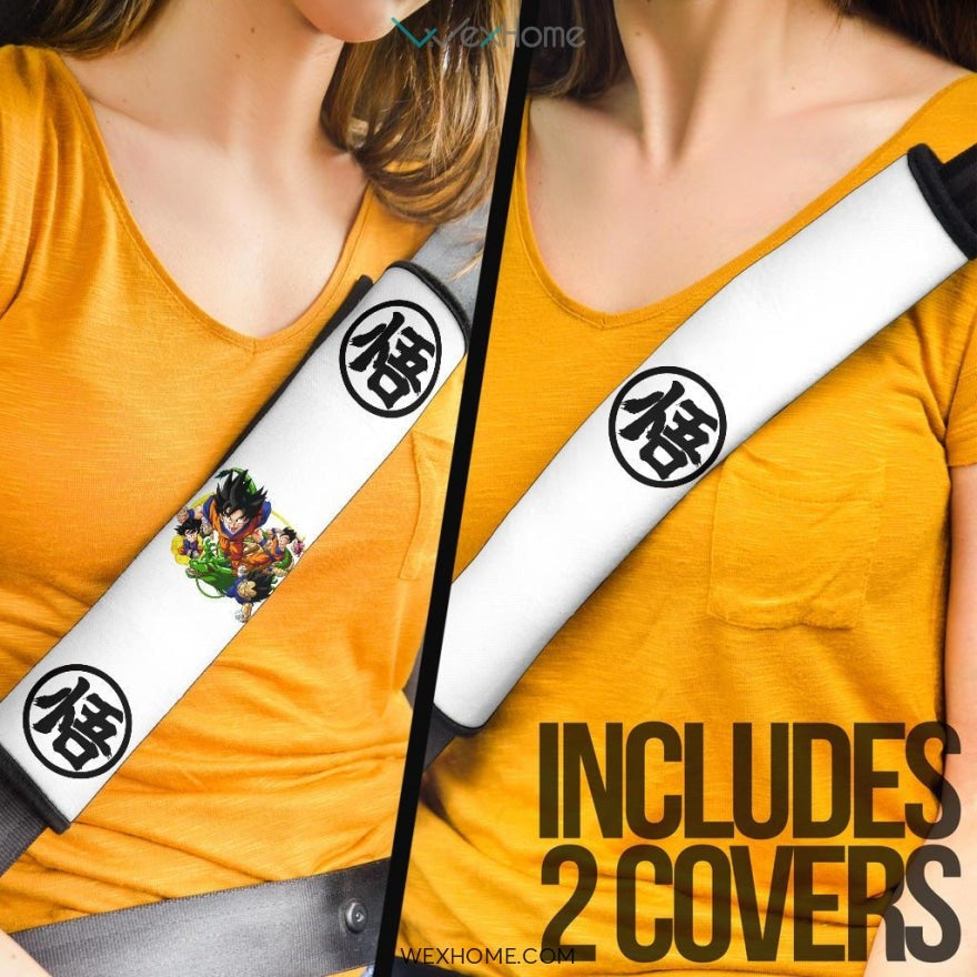Dragon Ball Anime Seat Belt Covers | DBZ Characters Fighting Belt Covers