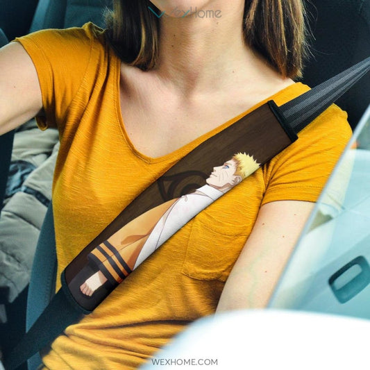 Naruto Anime Seat Belt Covers | Naruto Hokage And His Best Friends Comrade Belt Covers