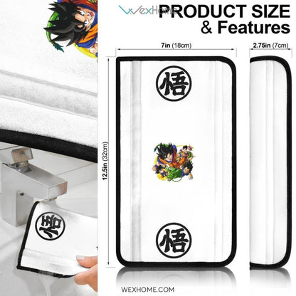 Dragon Ball Anime Seat Belt Covers | DBZ Characters Fighting Belt Covers
