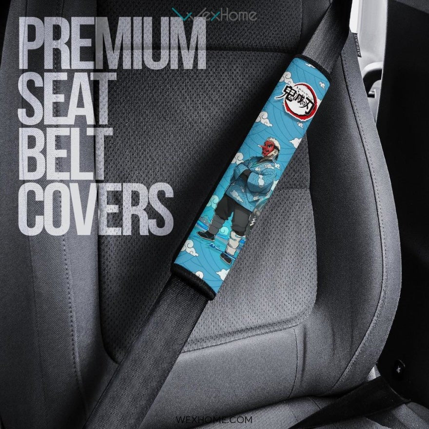 Sakonji Urokodaki Seat Belt Covers Demon Slayers Anime Car Accessories