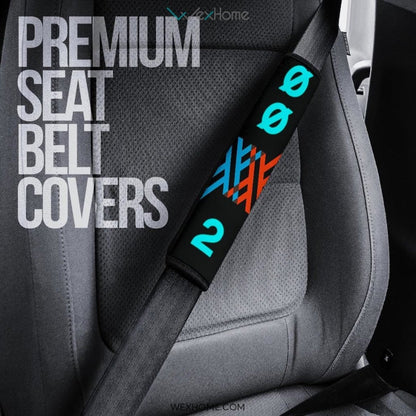 Darling In The Franxx Anime Seat Belt Covers | Zero Two Code 002 Shy Neon Belt Covers