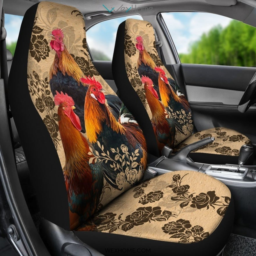2pcs Chicken Car Seat Cover