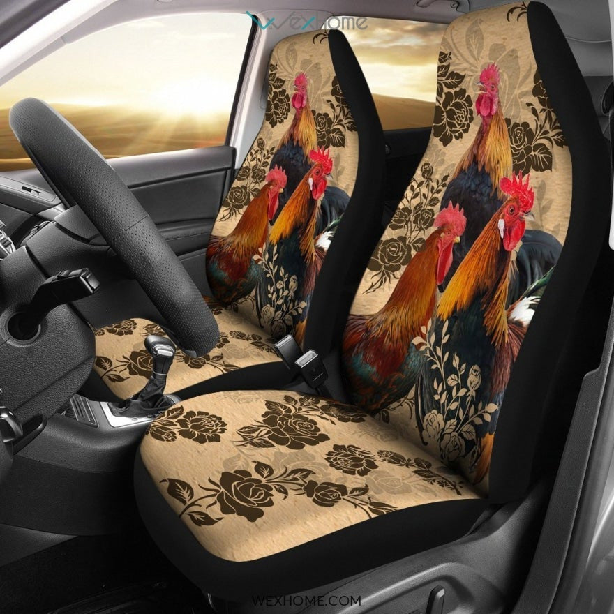 2pcs Chicken Car Seat Cover