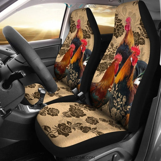 2pcs Chicken Car Seat Cover