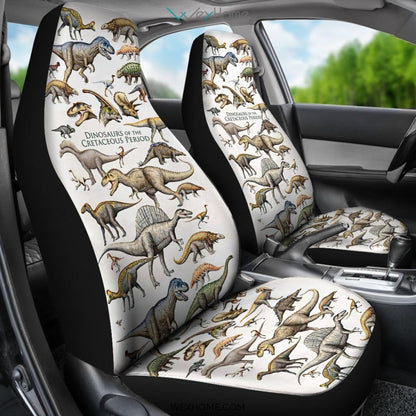 2pcs Car Seat Cover - Dinosaurs