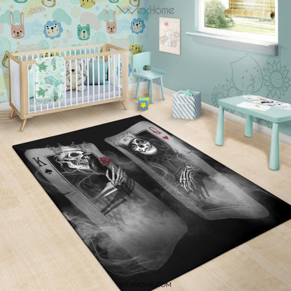 Skull Play Cards - Rug
