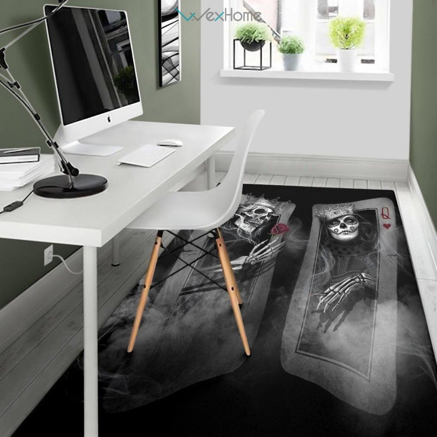 Skull Play Cards - Rug