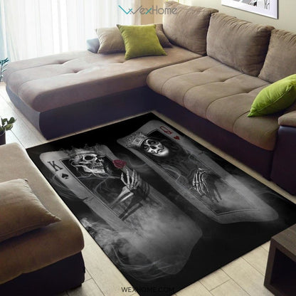 Skull Play Cards - Rug