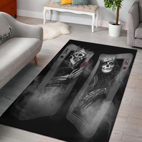 Skull Play Cards - Rug