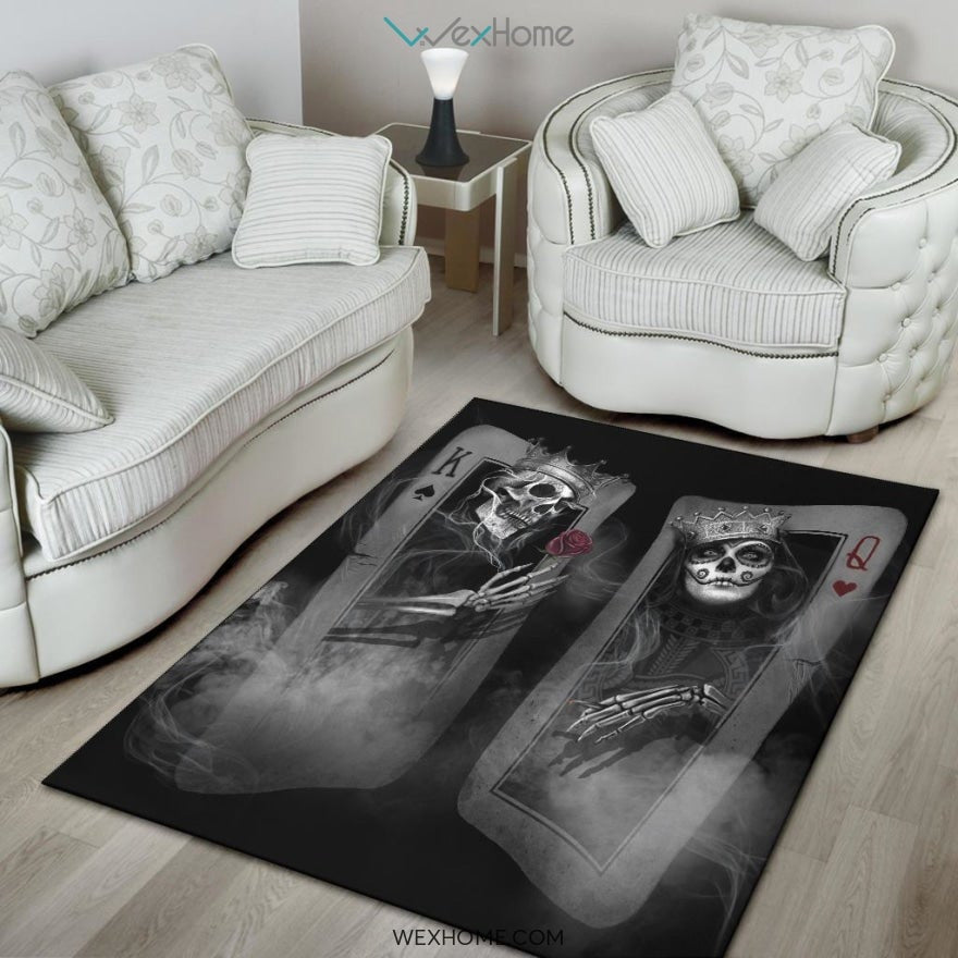 Skull Play Cards - Rug