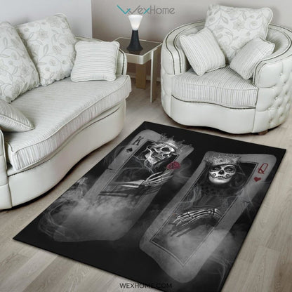 Skull Play Cards - Rug
