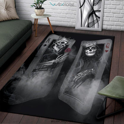 Skull Play Cards - Rug