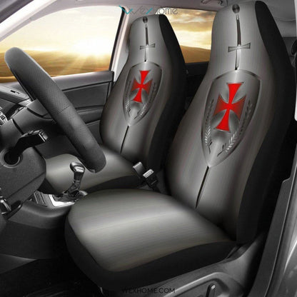 2pcs Knights Templar Car Seat Cover