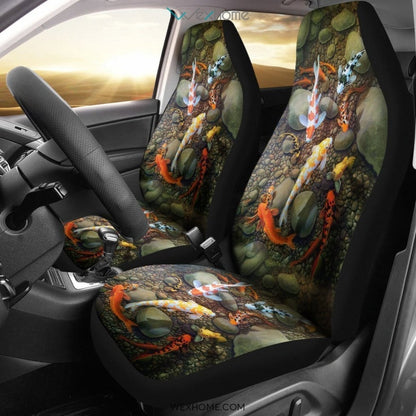 2pcs Koi Car Seat Cover