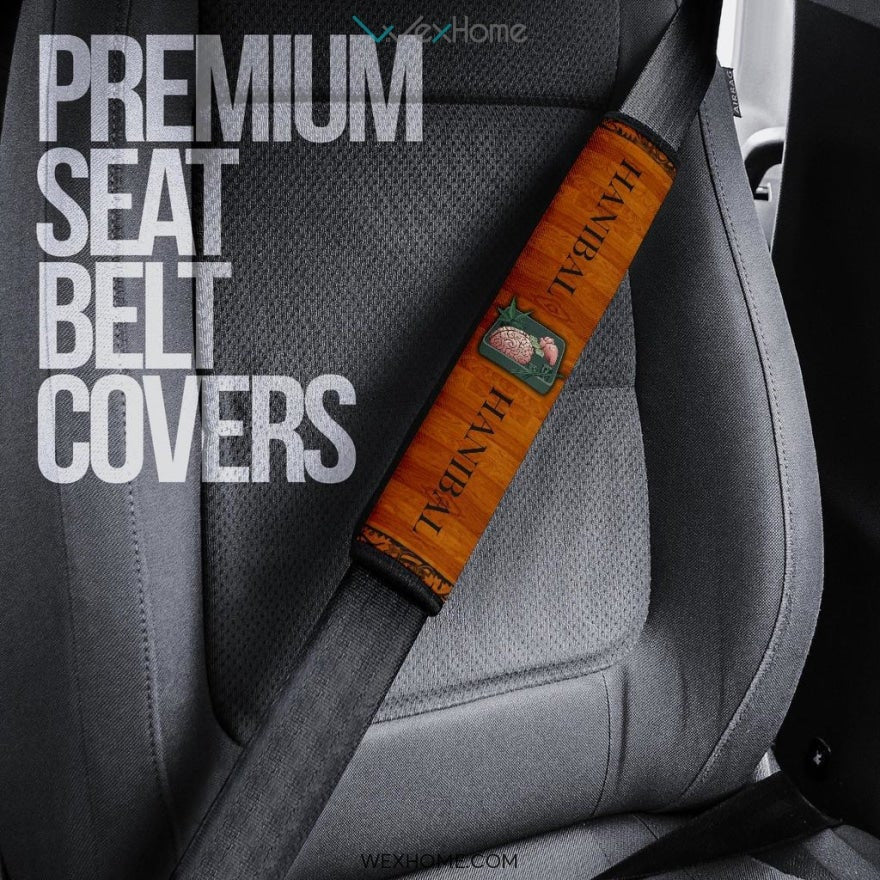 Horror Movie Seat Belt Covers | Hannibal Food Human Organs Set Belt Covers