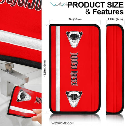 Jujutsu Kaisen Anime Seat Belt Covers | Sukuna Scary Mouth Hand Belt Covers