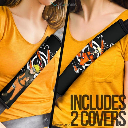 Naruto Anime Seat Belt Covers | Naruto Eight Seal Kurama Claw Belt Covers