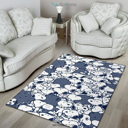 Navy Snoopy - Rug