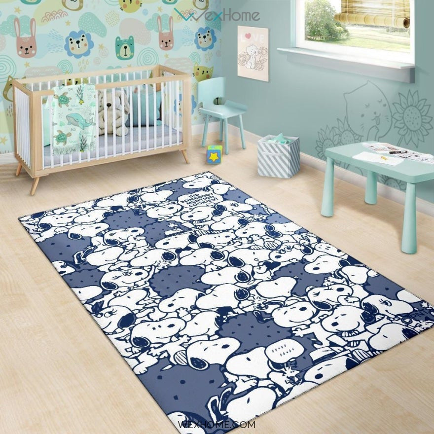 Navy Snoopy - Rug