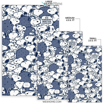Navy Snoopy - Rug