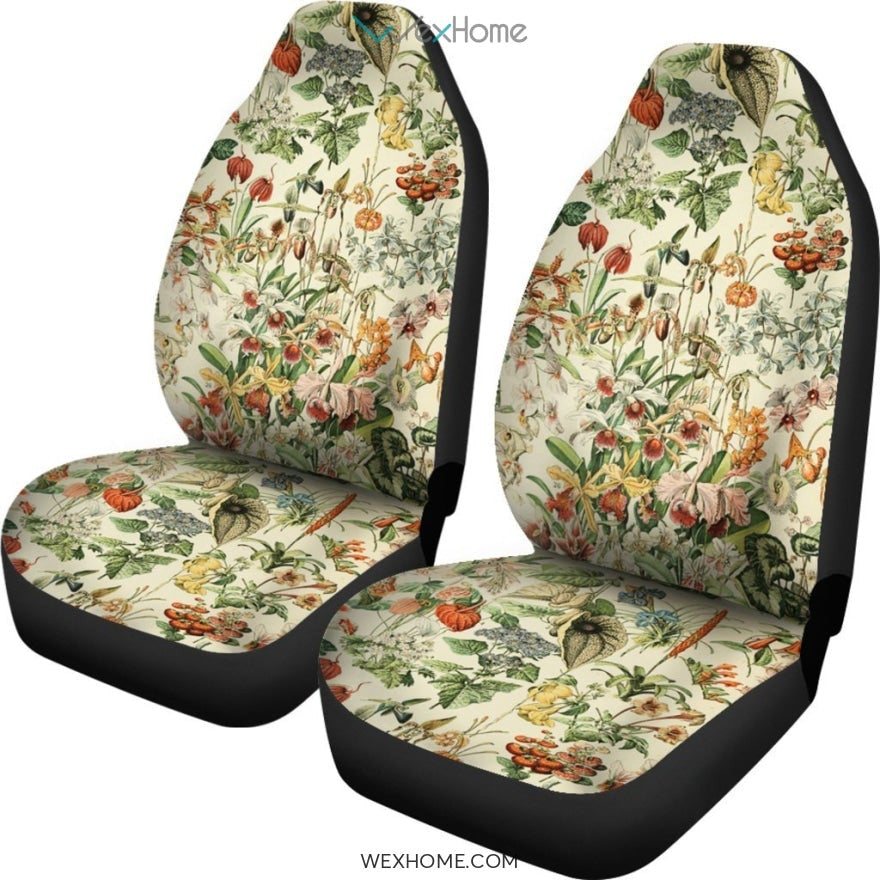 2pcs Flowers Car Seat Cover