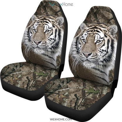 2pcs Tiger Car Seat Cover
